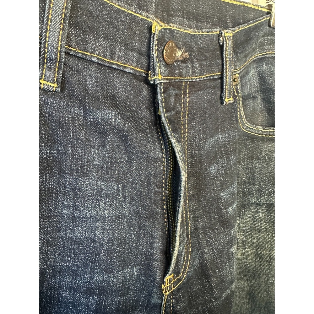Levi's Mens 511 Stretch Slim Fit Jeans Dark Wash Indigo 36 x 36 Sandblasted - Picture 7 of 14